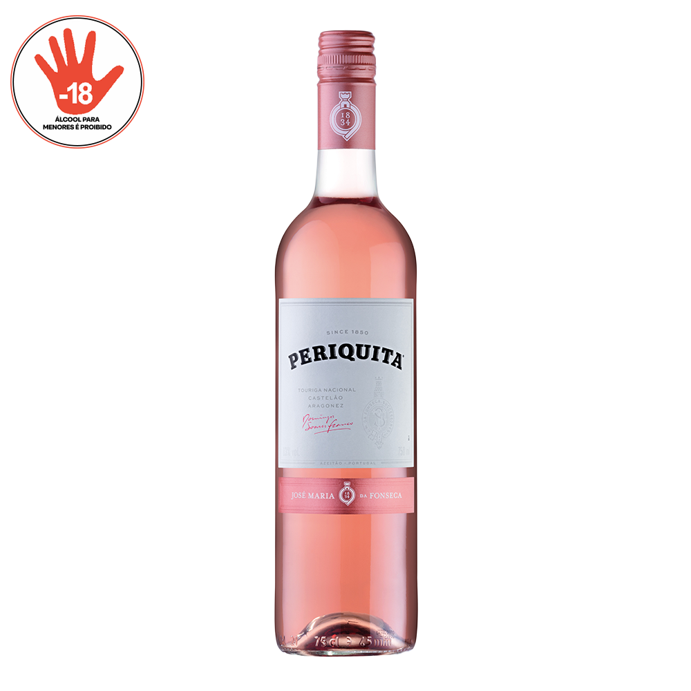 VINHO PORTUGUÊS PERIQUITA ROSE 750ML