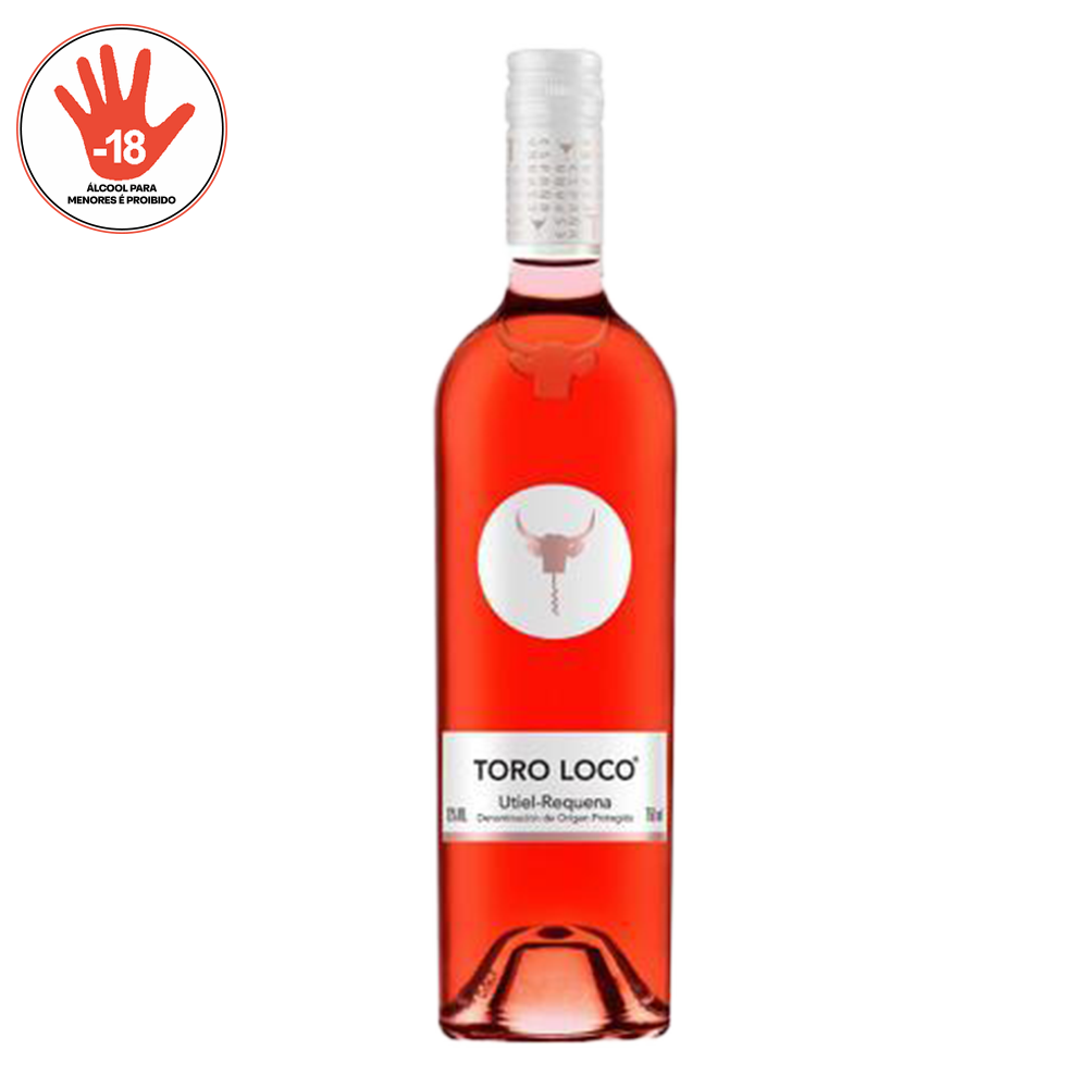 VINHO ESPANHOL TORO LOCO UTIEL REQUENA ROSÉ 750ML