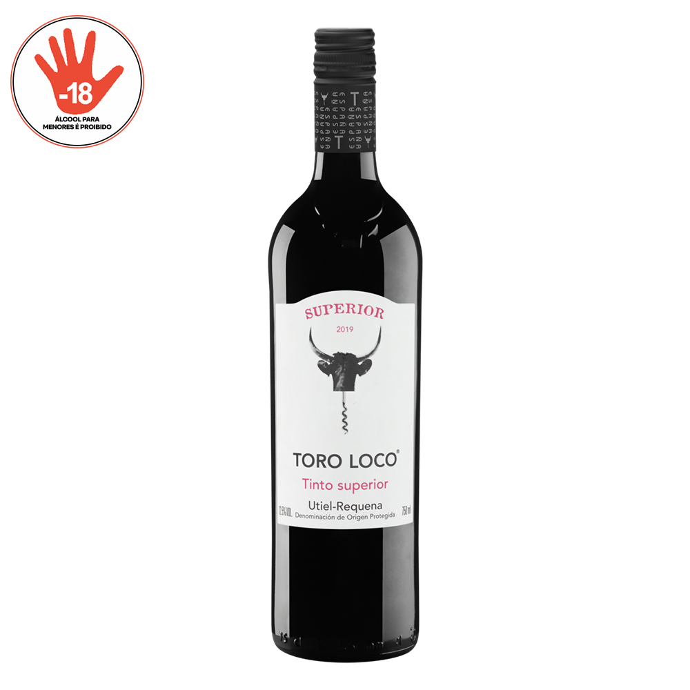VINHO TINTO TORO LOCO SUPERIOR DOP UTIEL 750ML