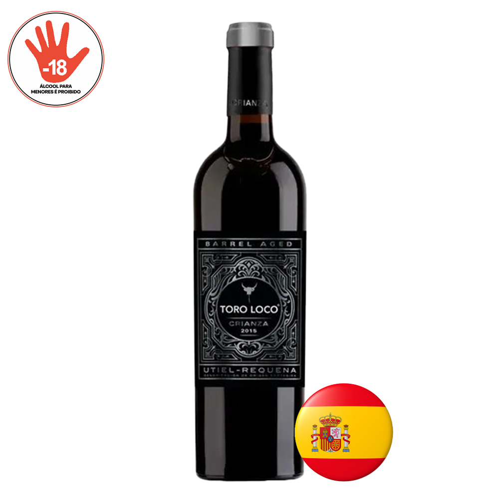 VINHO TINTO TORO LOCO CRIANZA DOP UTIEL 750ML