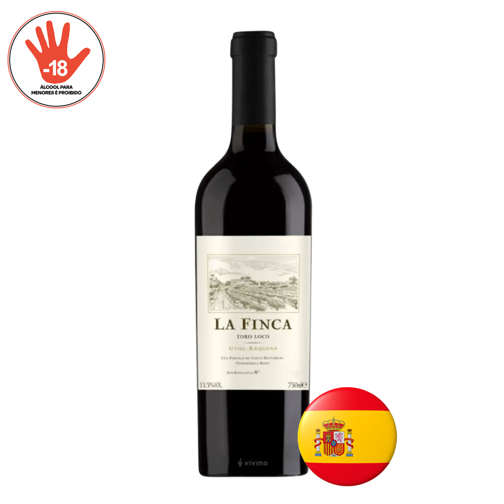 VINHO TINTO TORO LOCO LA FINCA DOP UTIEL 750ML