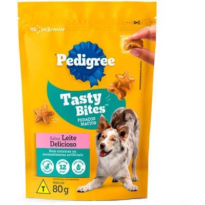 PEDIGREE TASTY BITES LEITE 80G
