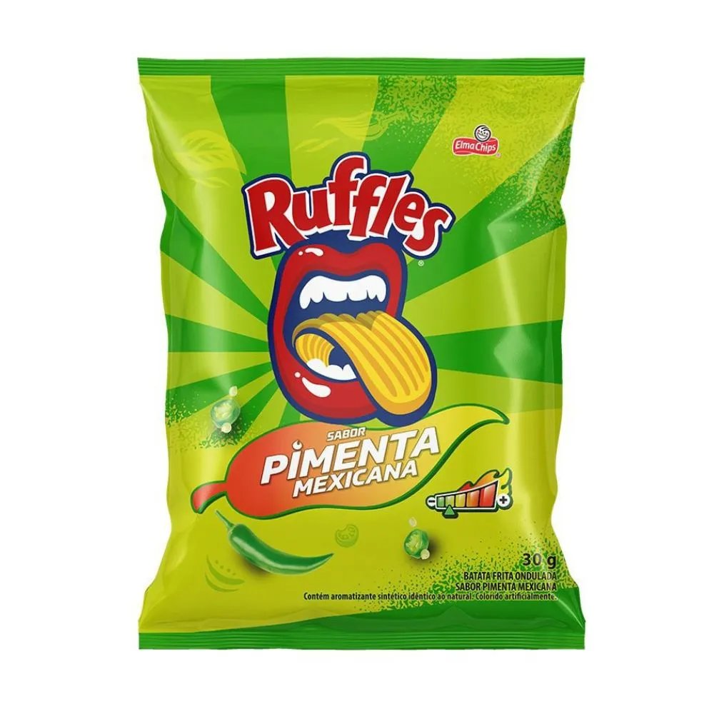 BATATA RUFFLES PIMENTA MEXICANA 30G