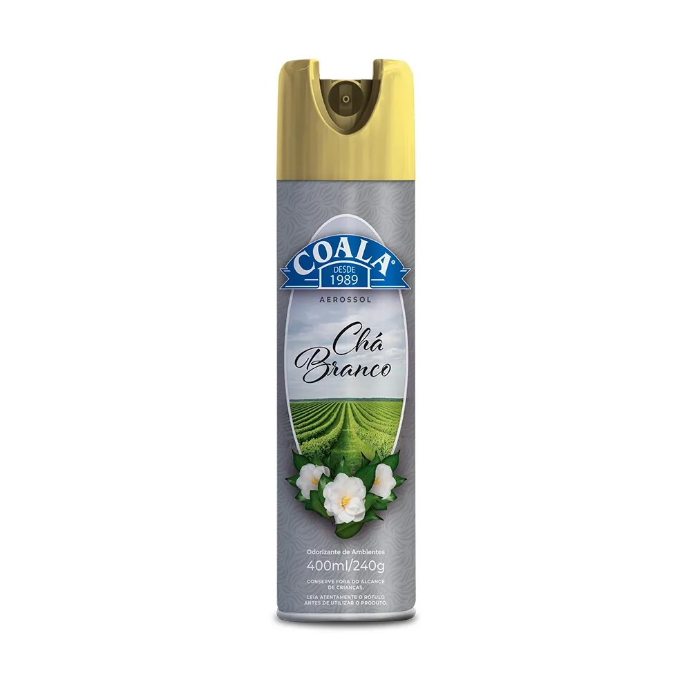 ODORIZANTE AEROSOL COALA CHÁ BRANCO 400ML