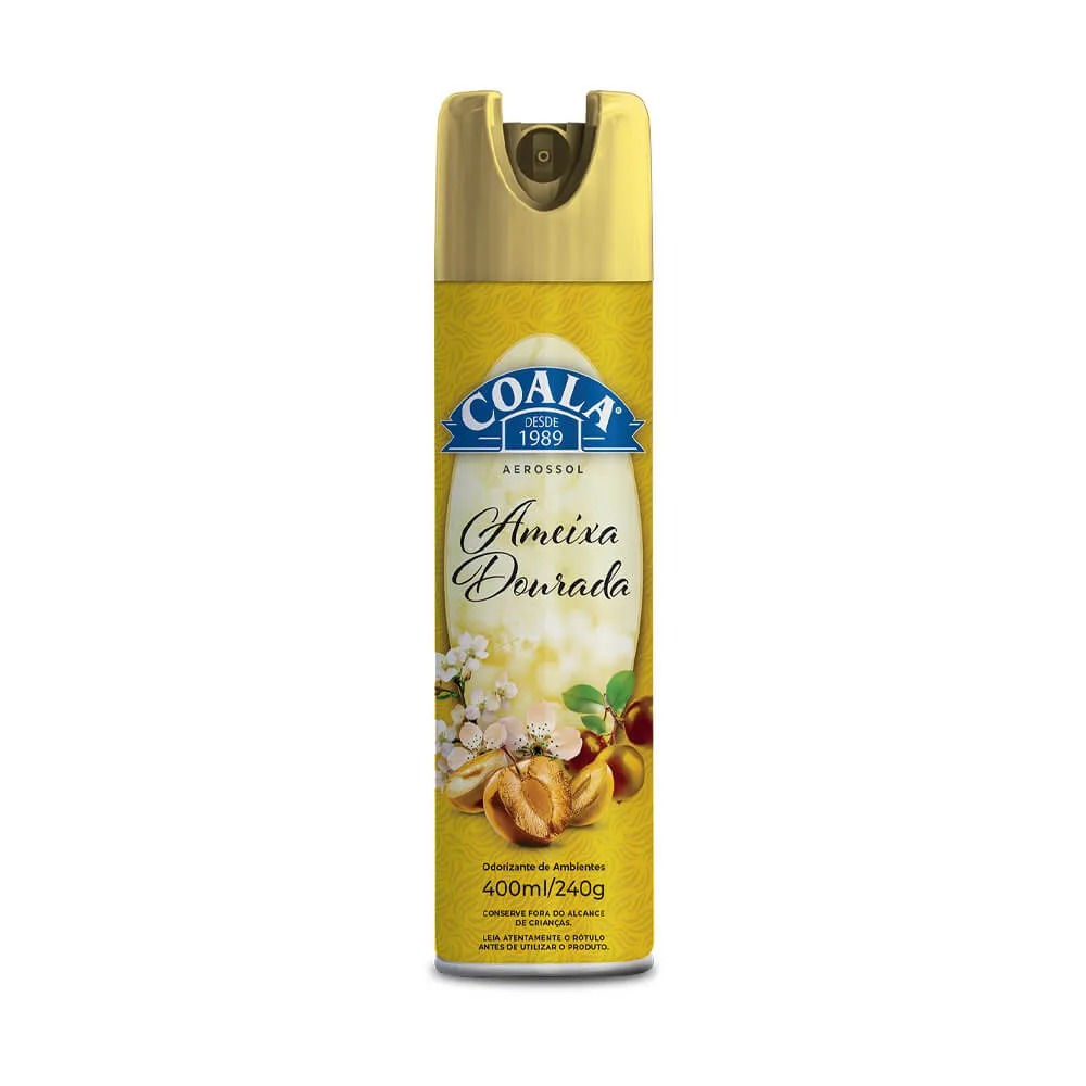 ODORIZANTE AEROSOL COALA AMEIXA DOURADA 400ML