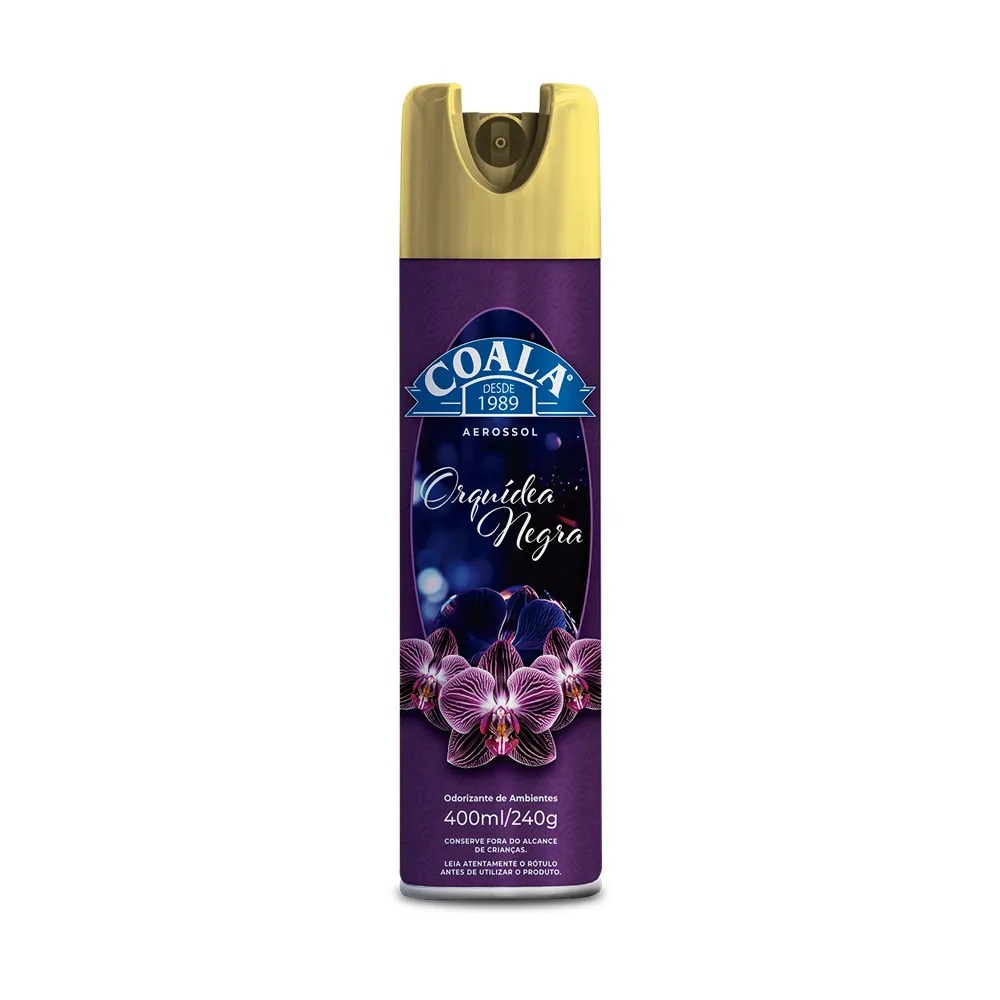 ODORIZANTE AEROSOL COALA ORQUÍDEA NEGRA 400ML