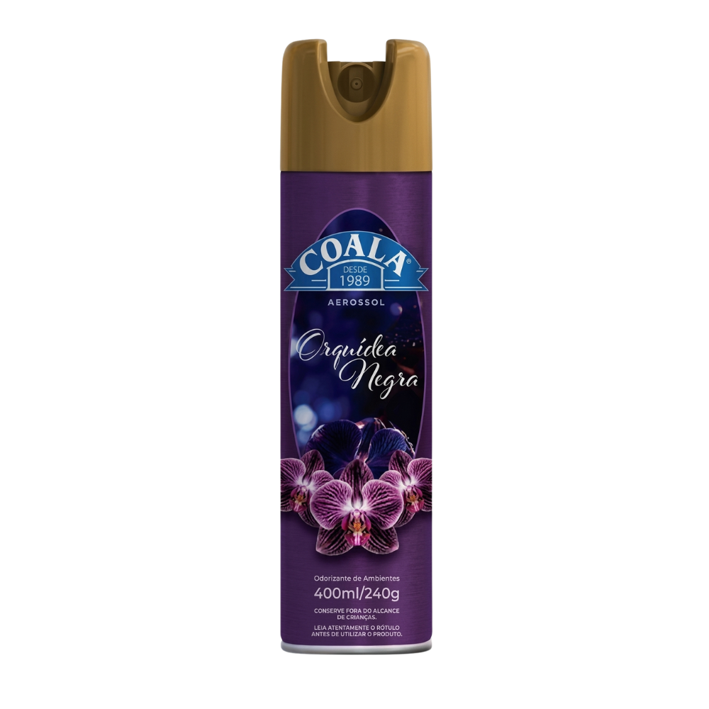 ODORIZANTE AEROSOL COALA ORQUÍDEA NEGRA 400ML