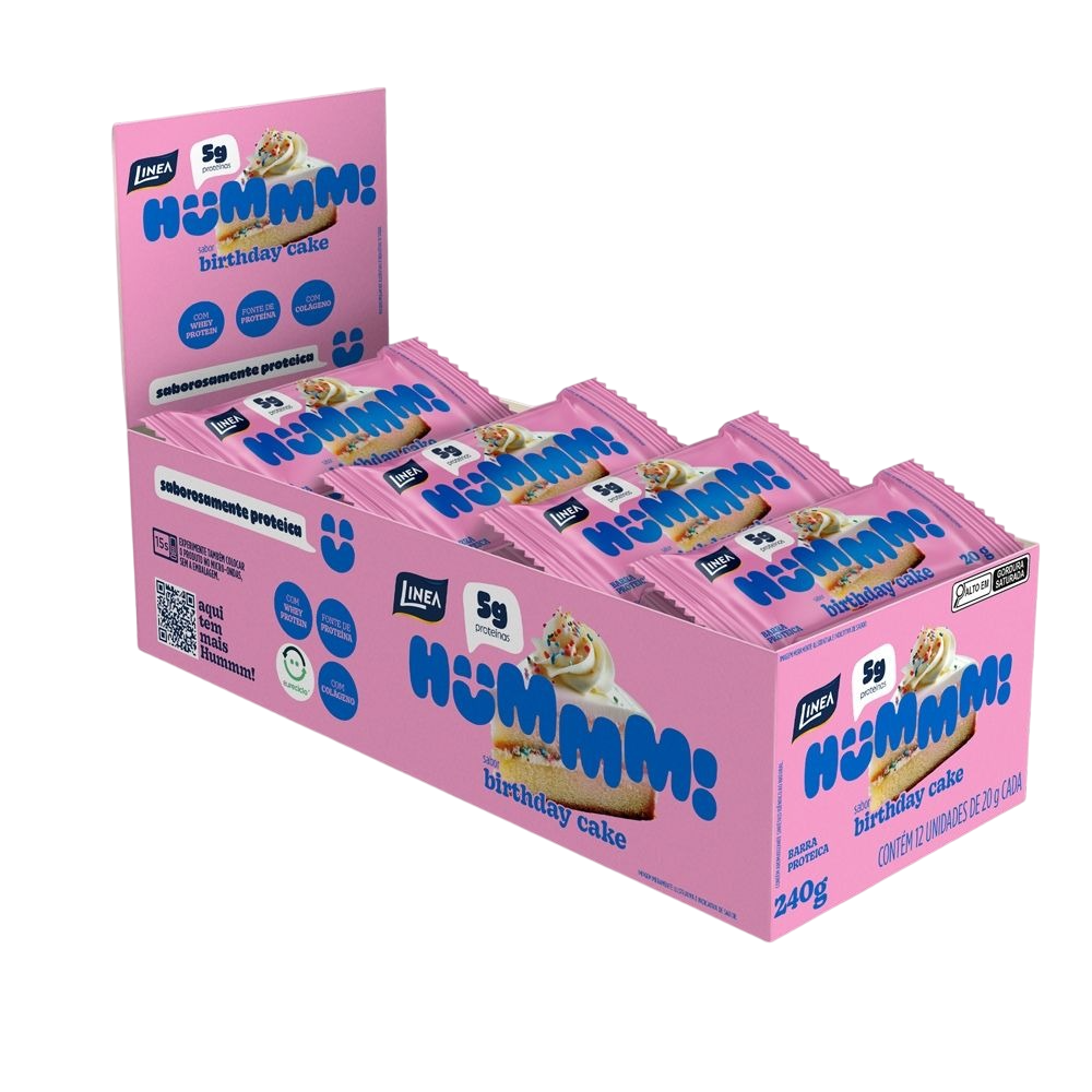 BARRA DE PROTEÍNA LINEA BIRTHDAY CAKE 12X20G