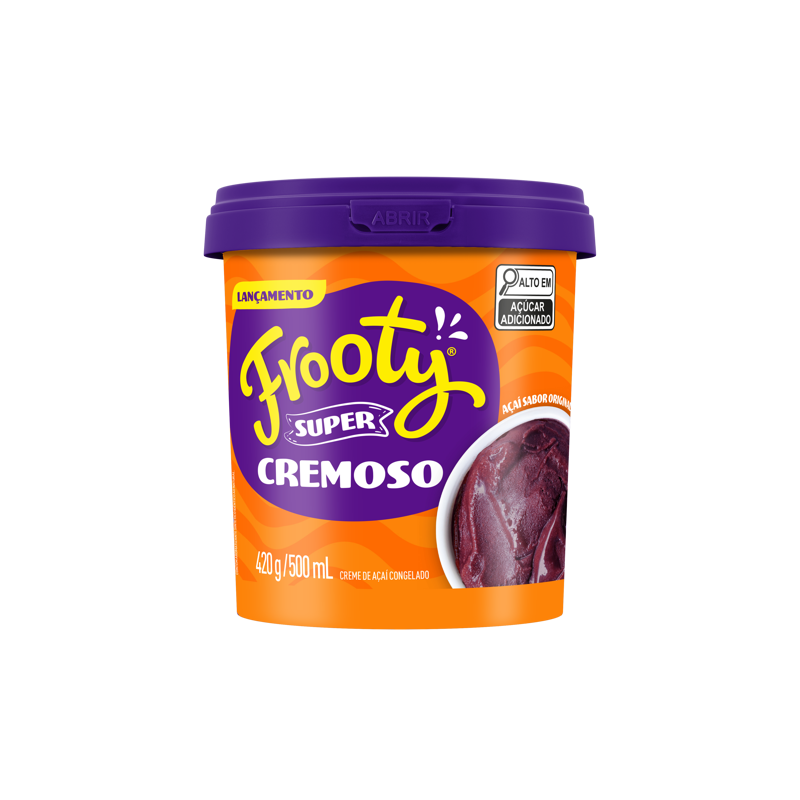 AÇAÍ FROOTY CREMOSO 500ML COM 12 UND
