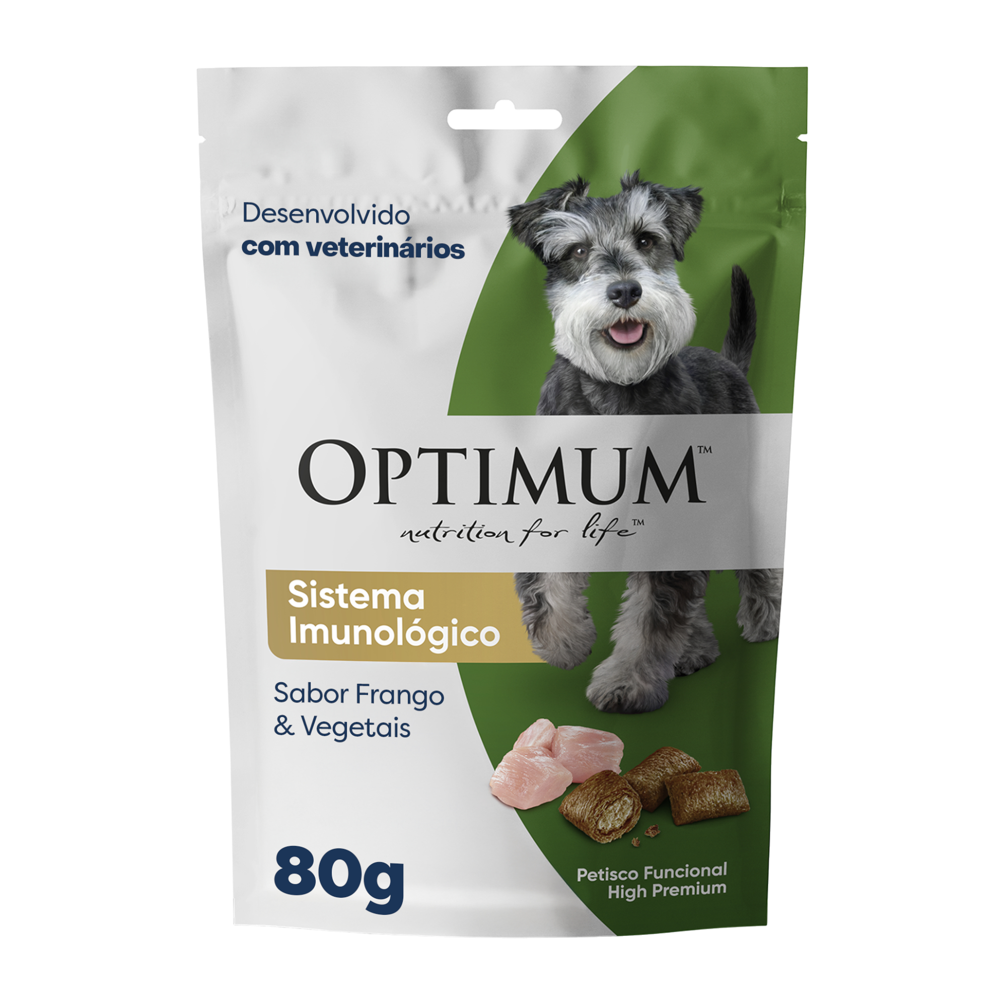 OPTIMUM DOG SACHÊ FRANGO E VEGETAIS 80G
