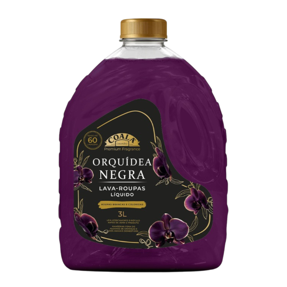 *LAVA ROUPA LIQUI. COALA 3LT ORQUI. NEGR
