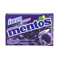 MENTOS ICE GRAPE 12X24G