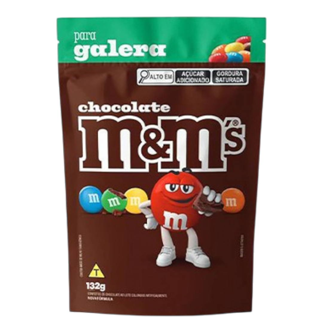 CHOCOLATE M&MS CHOCOLATE AO LEITE 132G