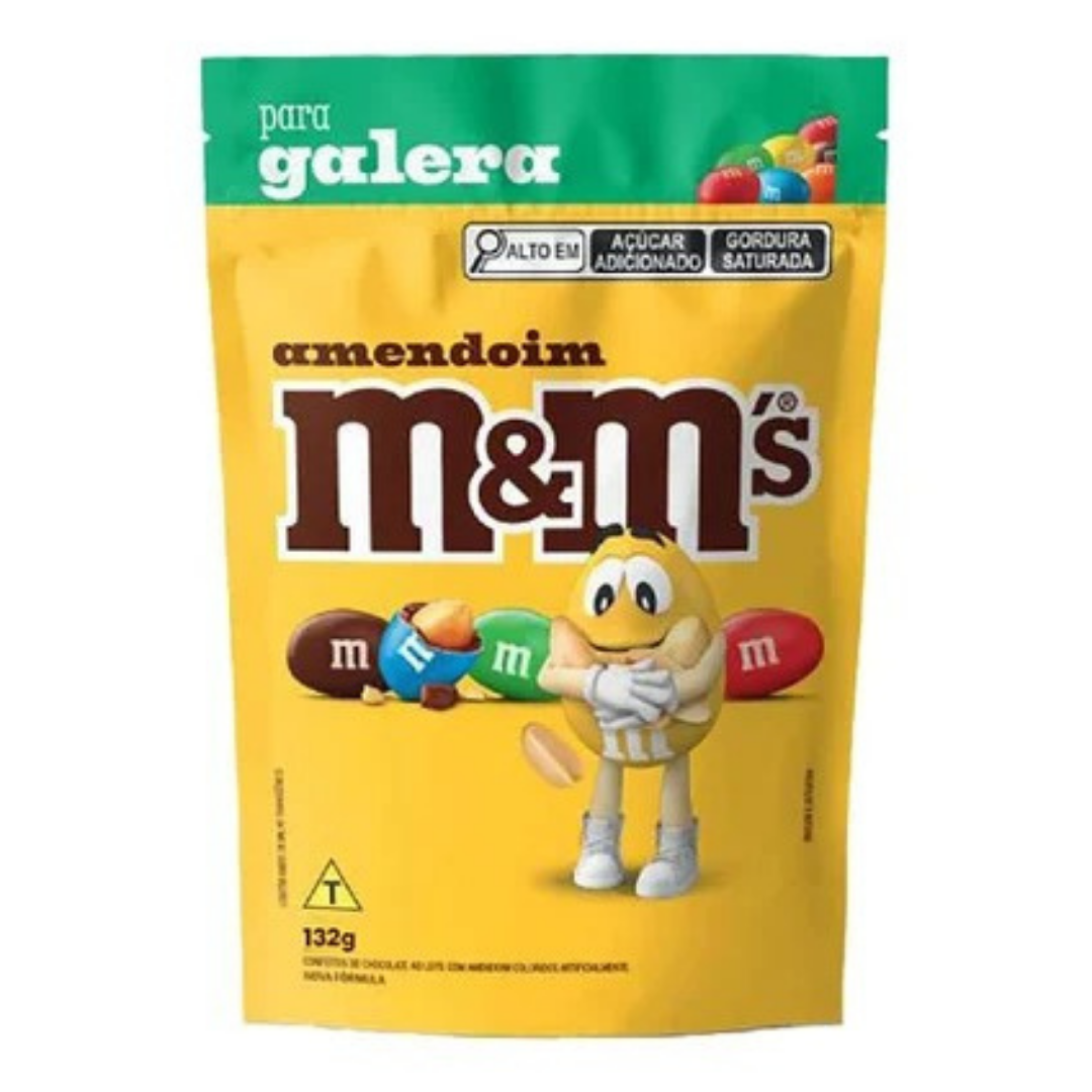 CHOCOLATE M&MS AMENDOIM 132G