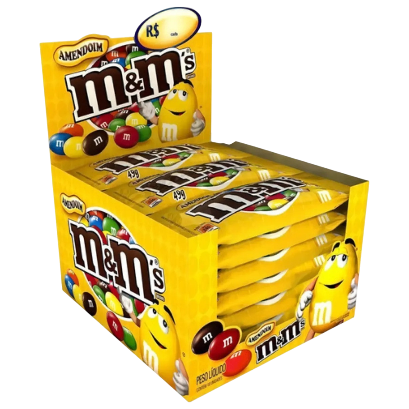 CHOCOLATE M&Ms AMENDOIM 18X40G