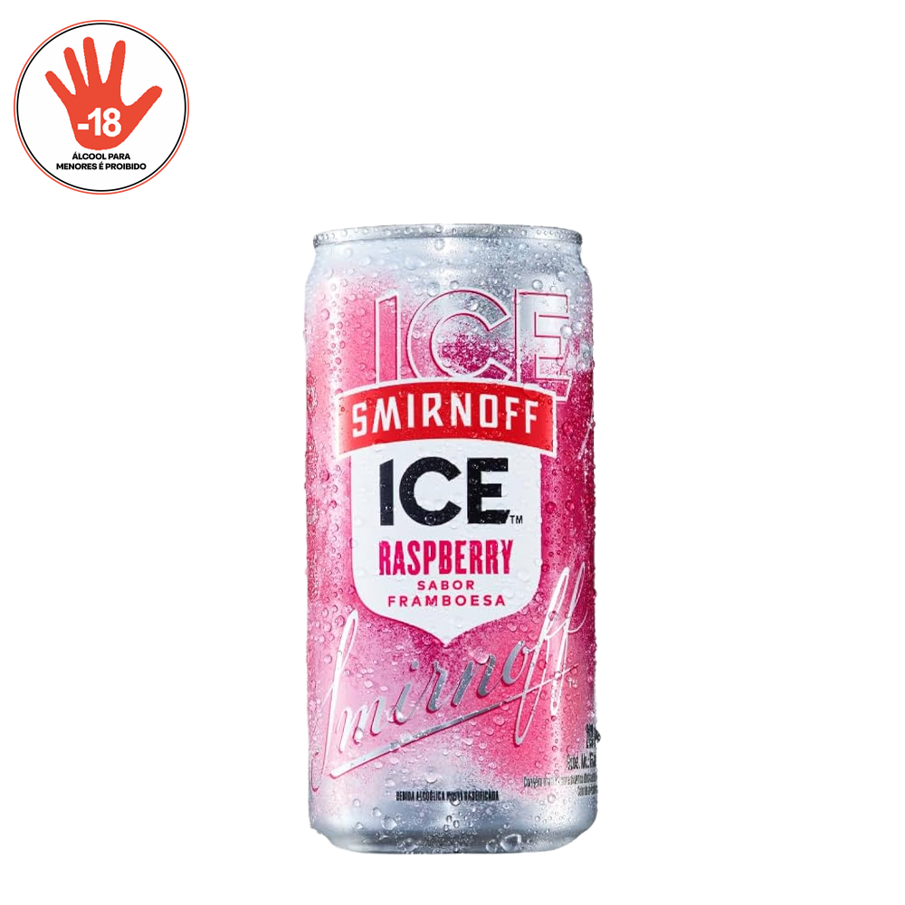Smirinoff Ice Raspberry SMIRNOFF ICE RASPBERRY LATA 269ML | Donizete Distribuidora de Alimentos