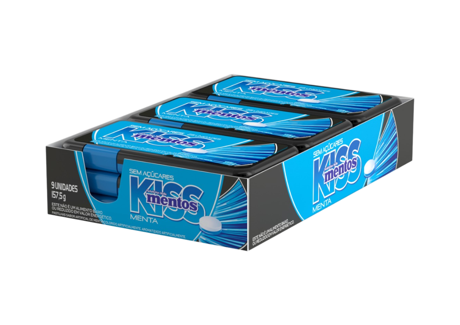 MENTOS KISS 157,5G MINT MENTA