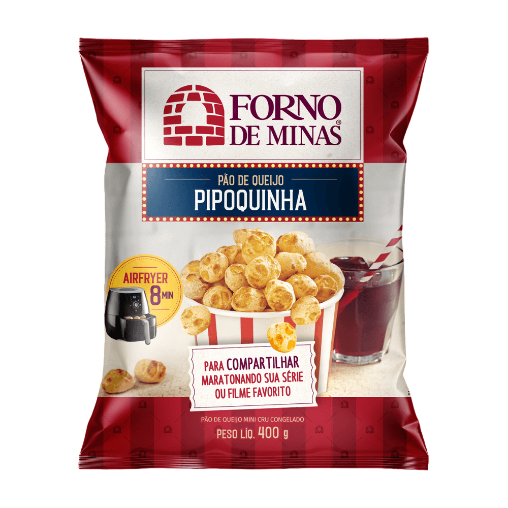 PÃO DE QUEIJO FORNO DE MINAS PIPOQUINHA 400G
