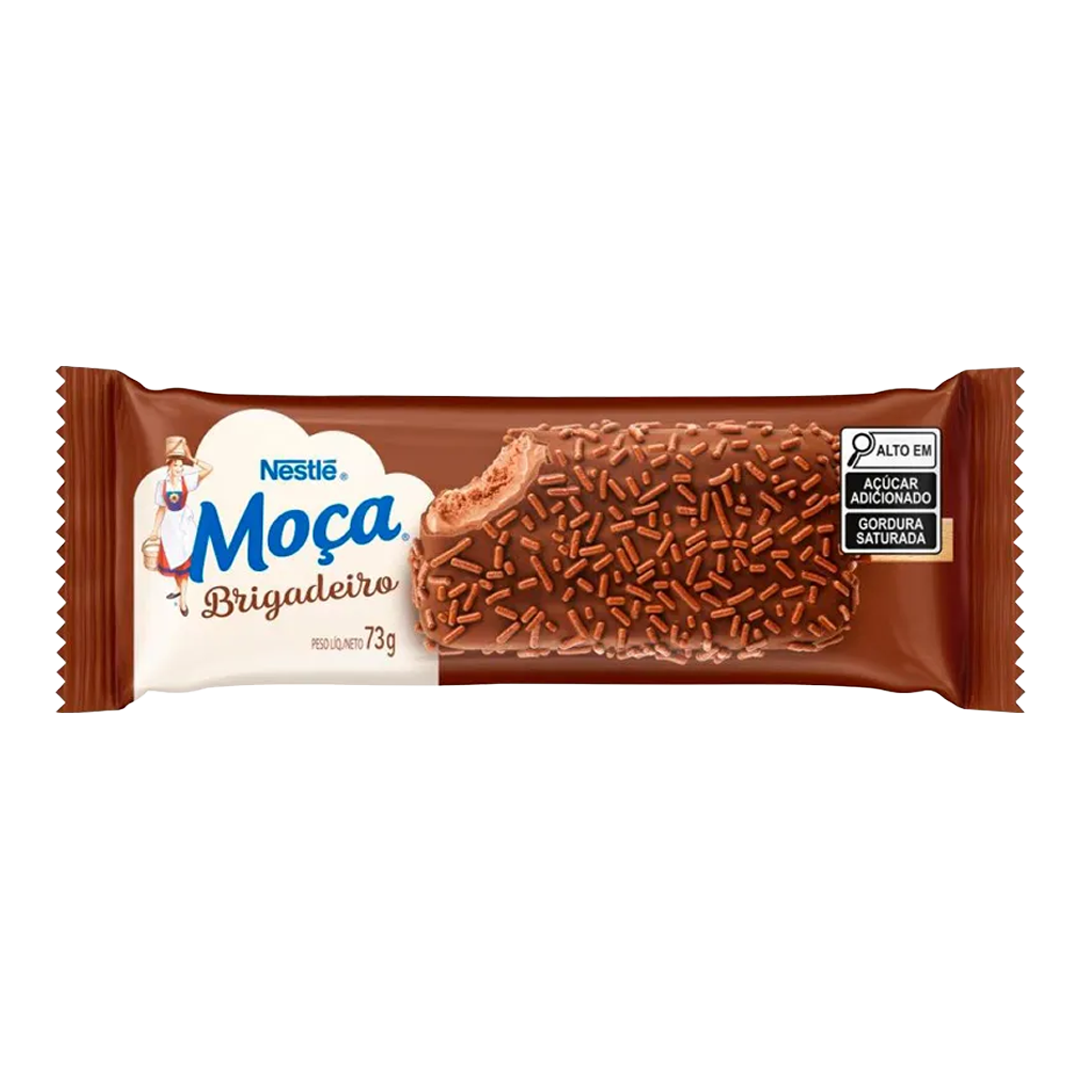 PICOLÉ NESTLÉ MOÇA BRIGADEIRO 63G | Donizete Distribuidora de Alimentos