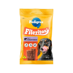 PEDIGREE FILEZITOS ADULTO CHURRASCO 60G