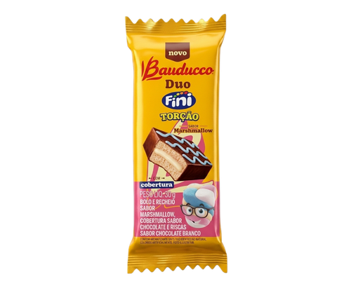 BOLINHO DUO FINI MARSHMALLOW BAUDDUCO 6X15X30G