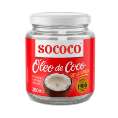 ÓLEO DE COCO SOCOCO EXTRA VIRGEM 200 ML