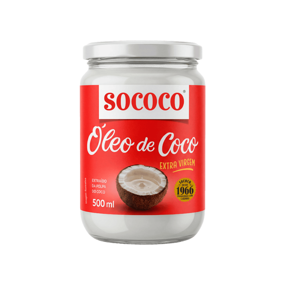 ÓLEO DE COCO SOCOCO EXTRA VIRGEM 500 ML