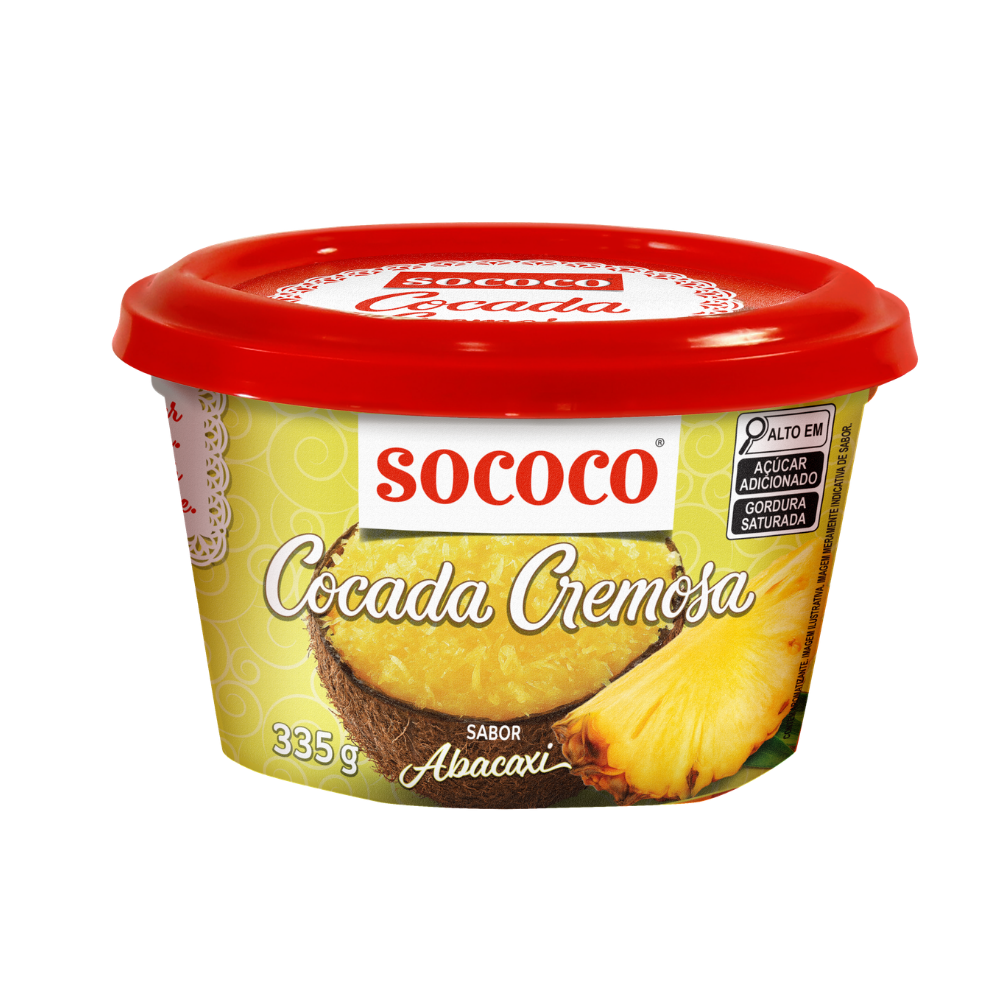 DOCE DE COCO SOCOCO ABACAXI 335GR