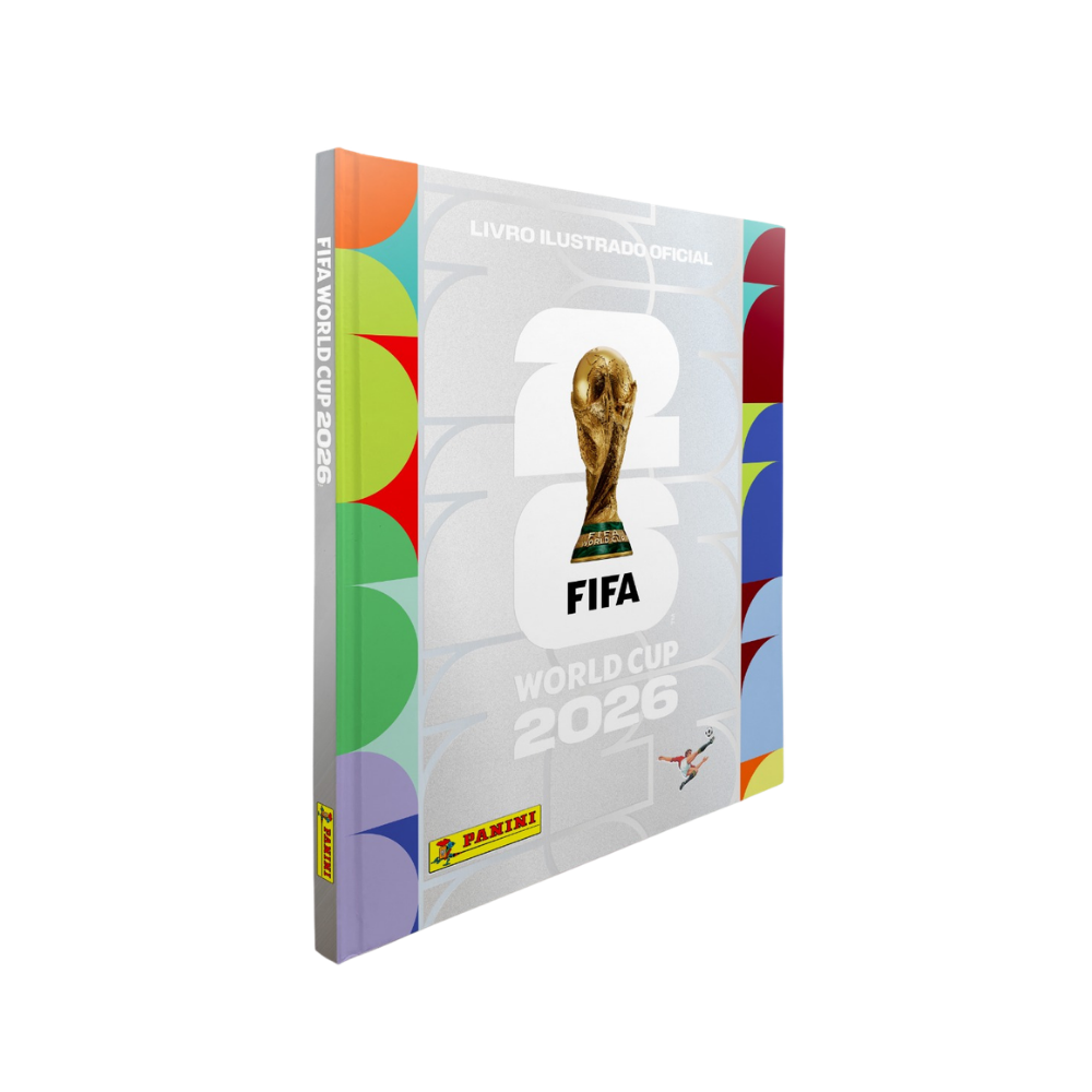 ÁLBUM CAPA DURA PRATA COPA DO MUNDO 2026