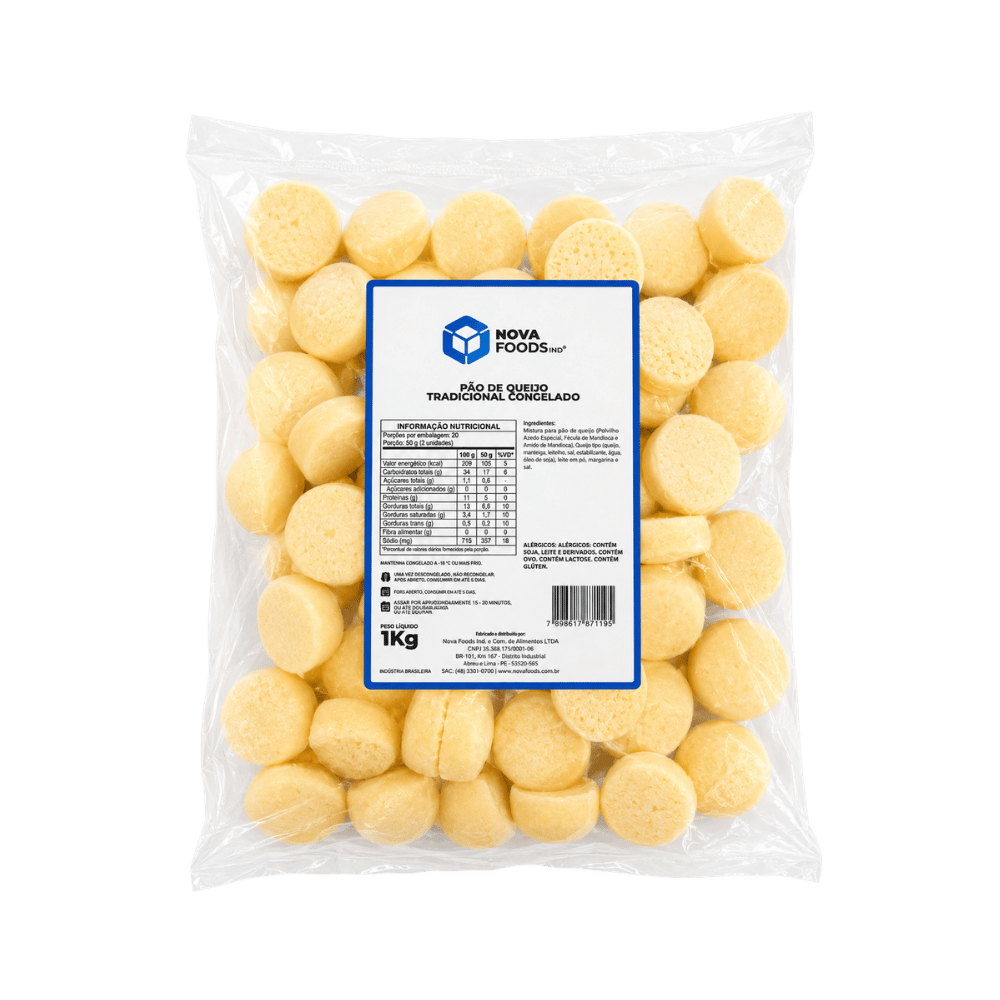 PAO QUEIJO DO BEN TRADICIONAL 1KG