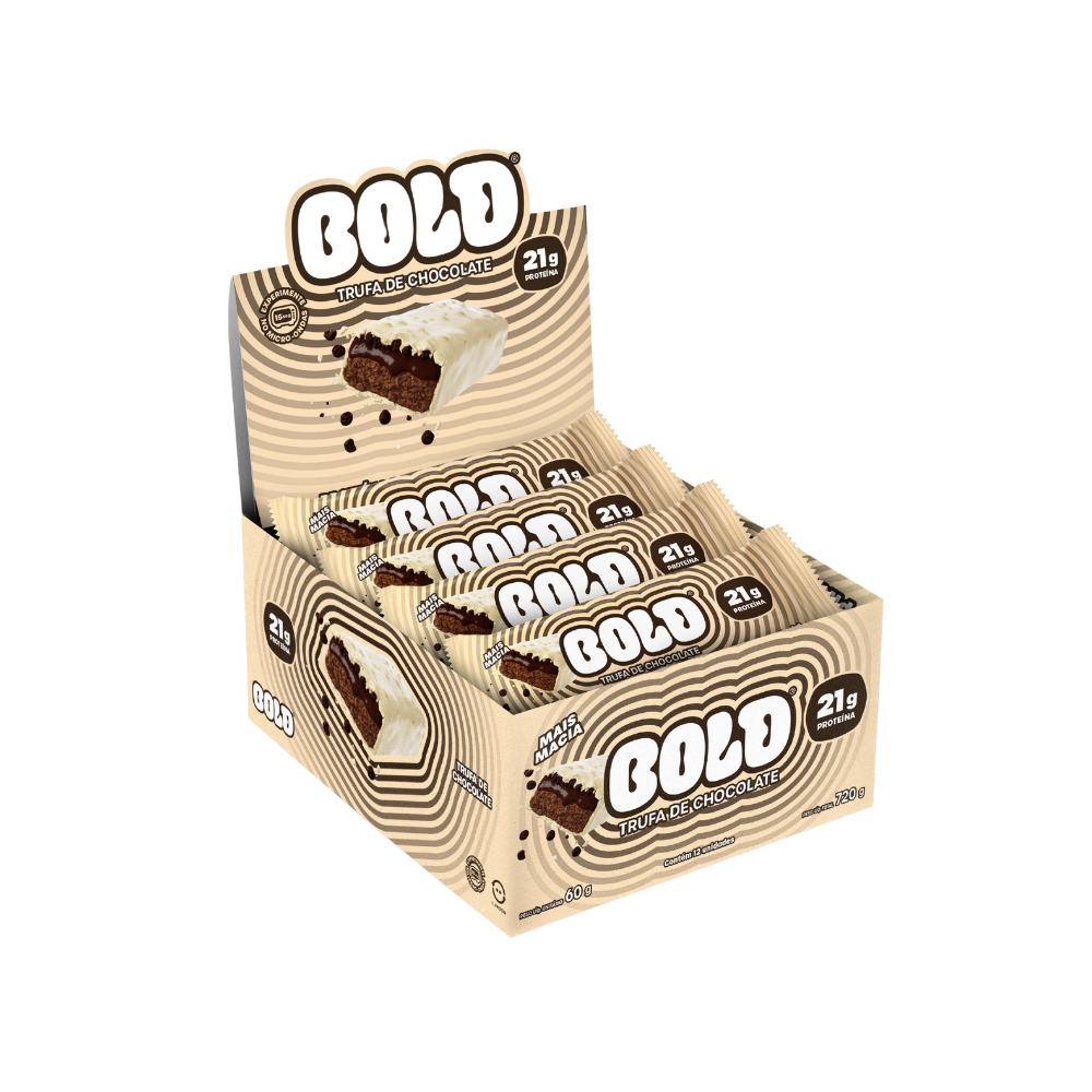 BARRA DE PROTEÍNA BOLD TRUFA DE CHOCOLATE 720X60G