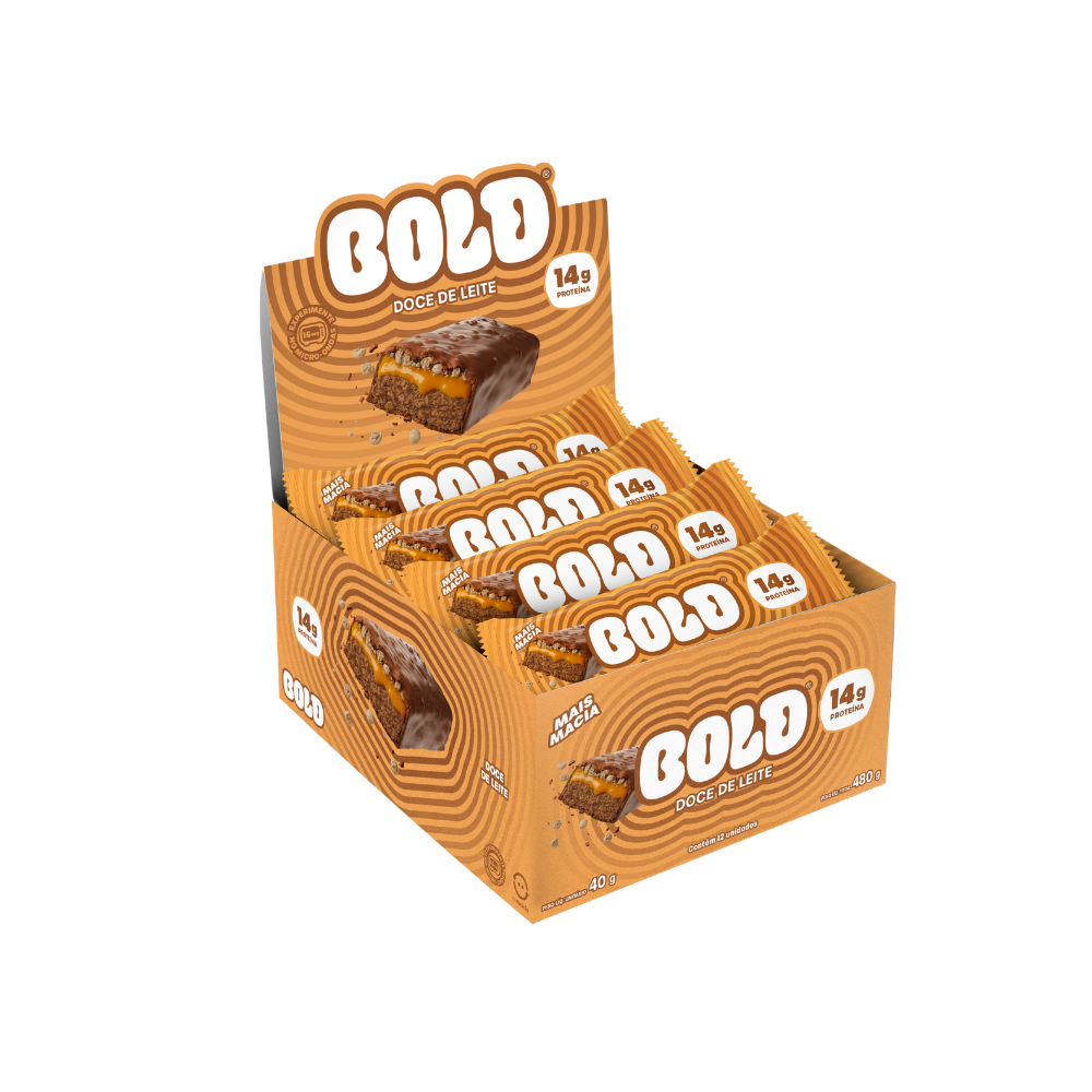 BARRA DE PROTEÍNA BOLD DOCE DE LEITE 480X40G