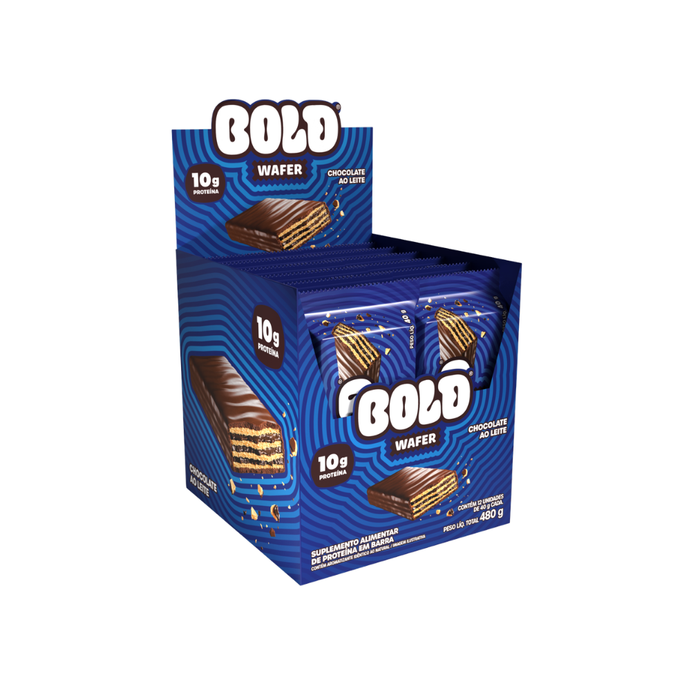 TUBO WAFER RECHEADO BOLD TUBE PAÇOCA 480X40G