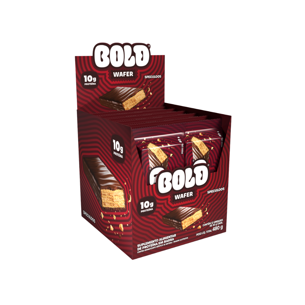 WAFER PROTEICO BOLD CHOCOLATE SPECULOOS 12X40G