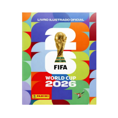 ÁLBUM BROCHURA + CORTESIA DE 6 FIGURINHAS COPA DO MUNDO 2026