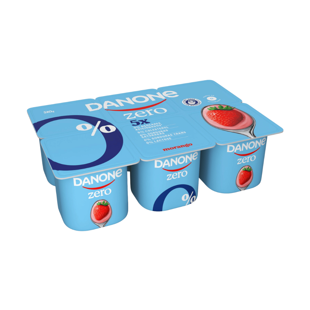 DANONE POLPA 510GR MORANGO ZERO