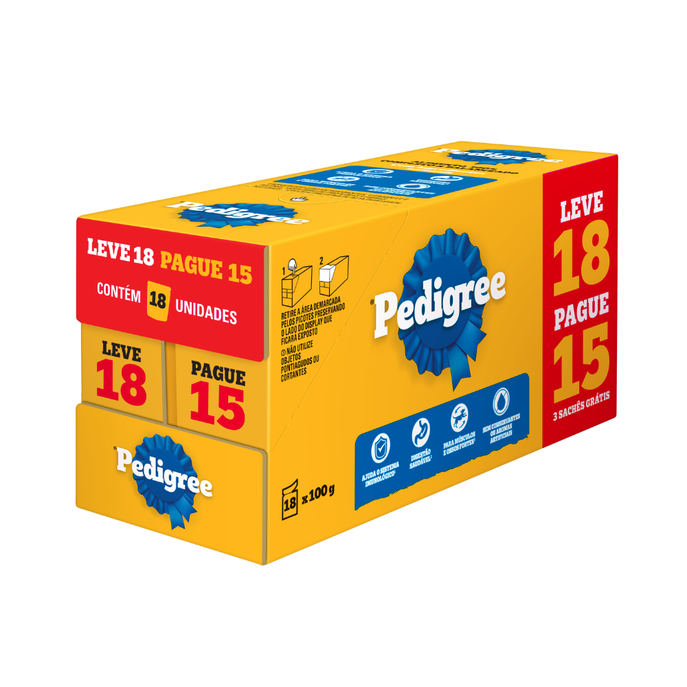 PEDIGREE 100GR SACHE RMG CARNE L18 P15