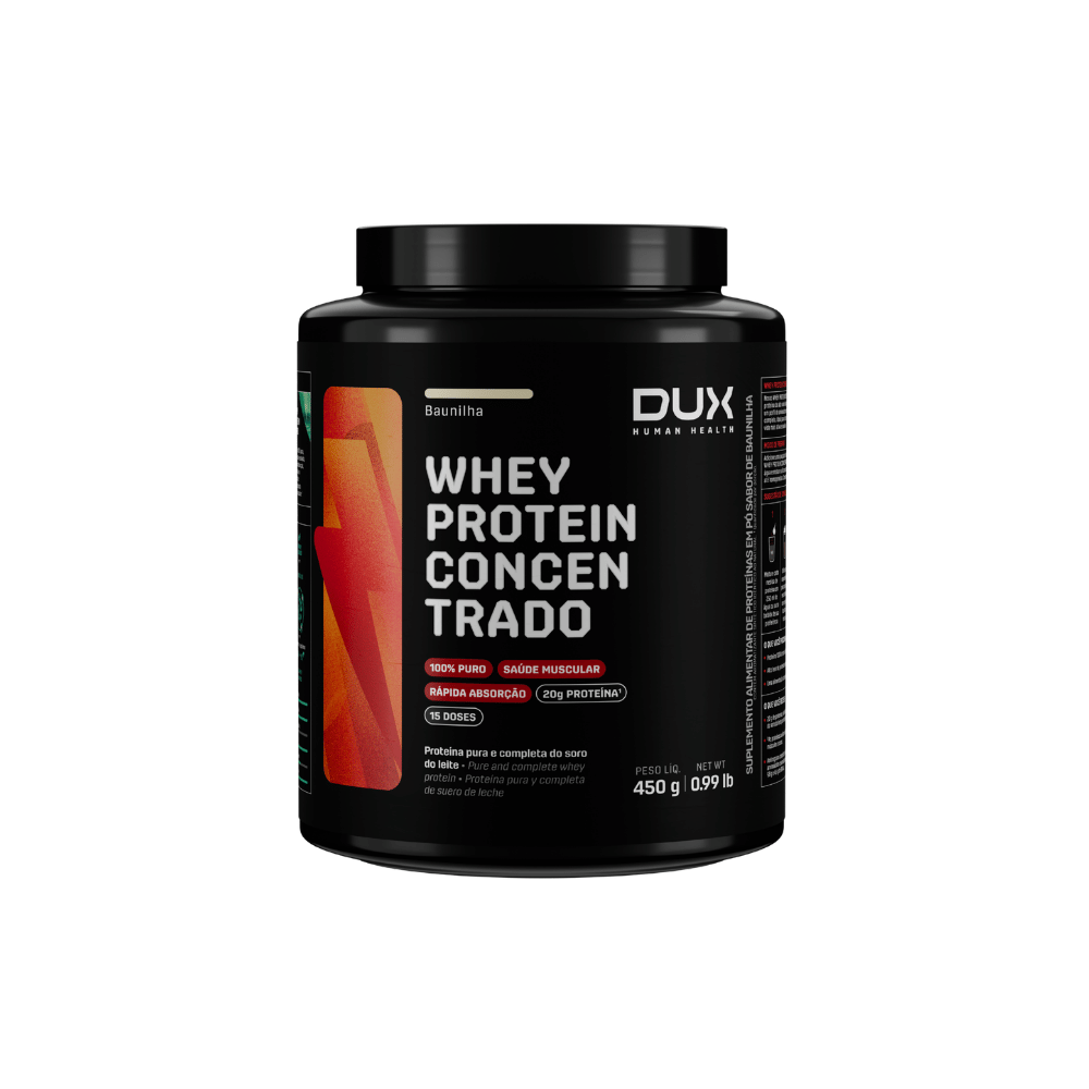 WHEY PROTEIN CONCENTRADO BAUNILHA 450G
