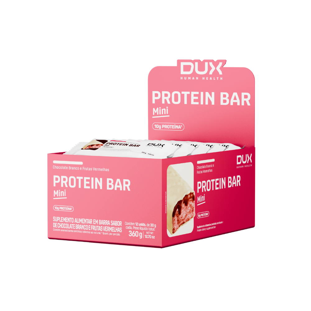 MINI PROT BAR UN CHOC BCO FR VERM 30G