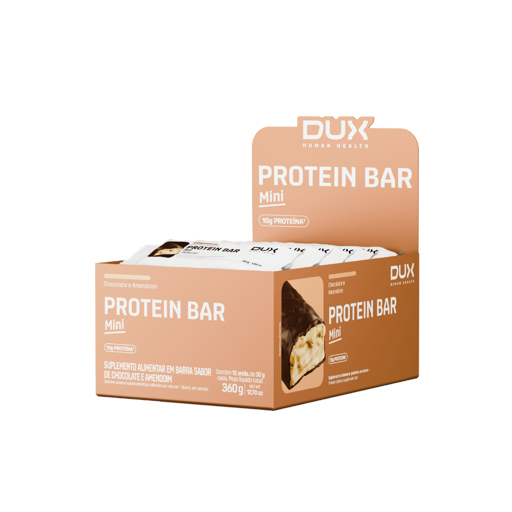 MINI PROTEIN BAR CHOC E AMENDOIM 30G