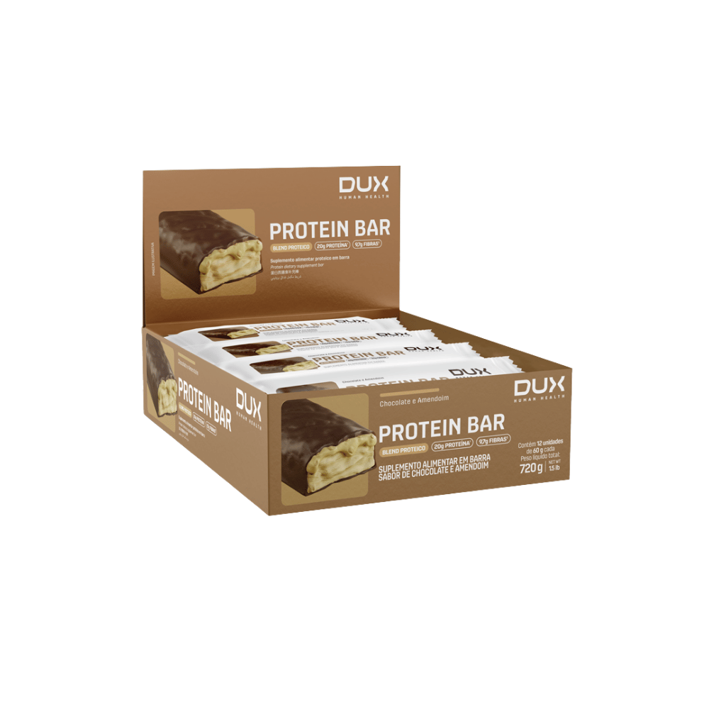 PROTEIN BAR CHOCOLATE E AMENDOIM 60G