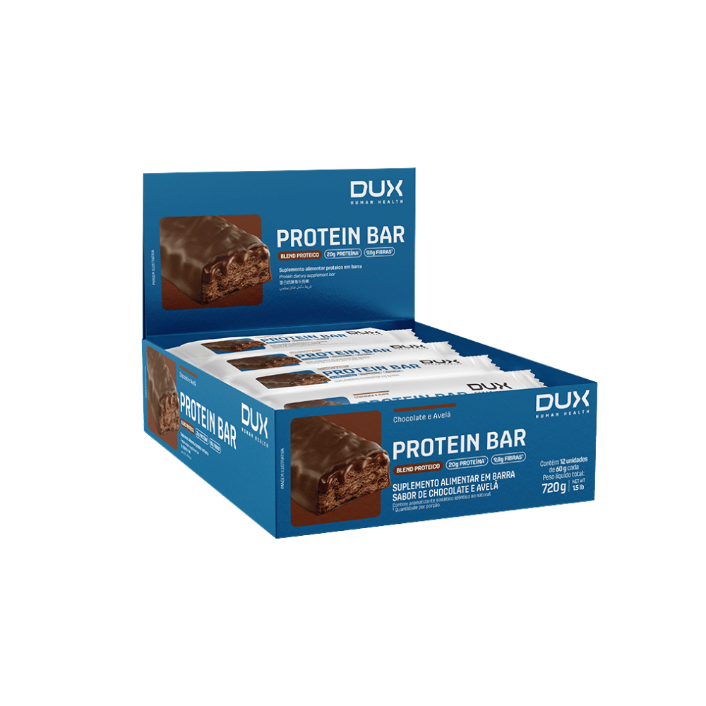 PROTEIN BAR CHOCO E AVELÃ 60G