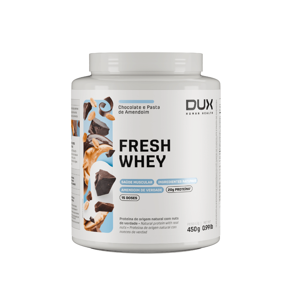 FRESH WHEY CHOCO E PASTA DE AMENDOIM 450G