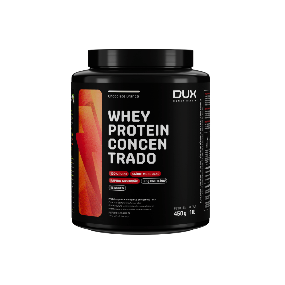 WHEY PROTEIN CONCENTRADO CHOC BRANC 450G