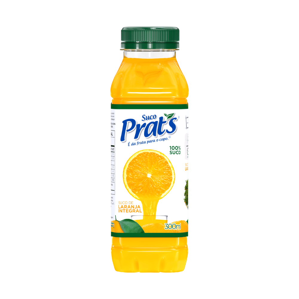 SUCO DE LARANJA INTEGRAL PRAT S 300 ML