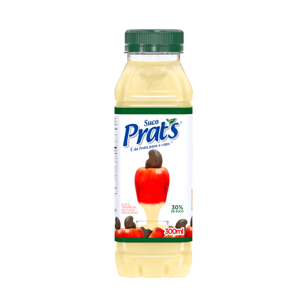 SUCO TROPICAL DE CAJU ADOÇADO PRAT S 300 ML