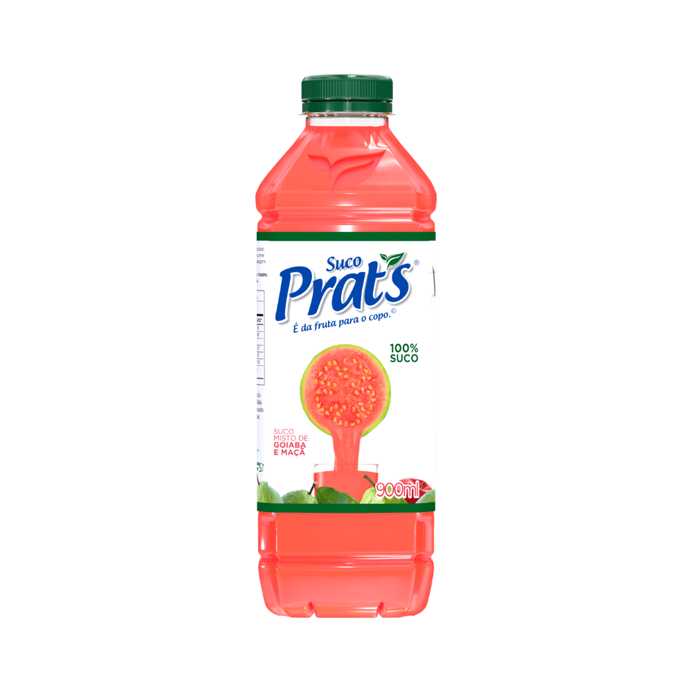 SUCO MISTO DE GOIABA E MAÇÃ PRAT S 900ML