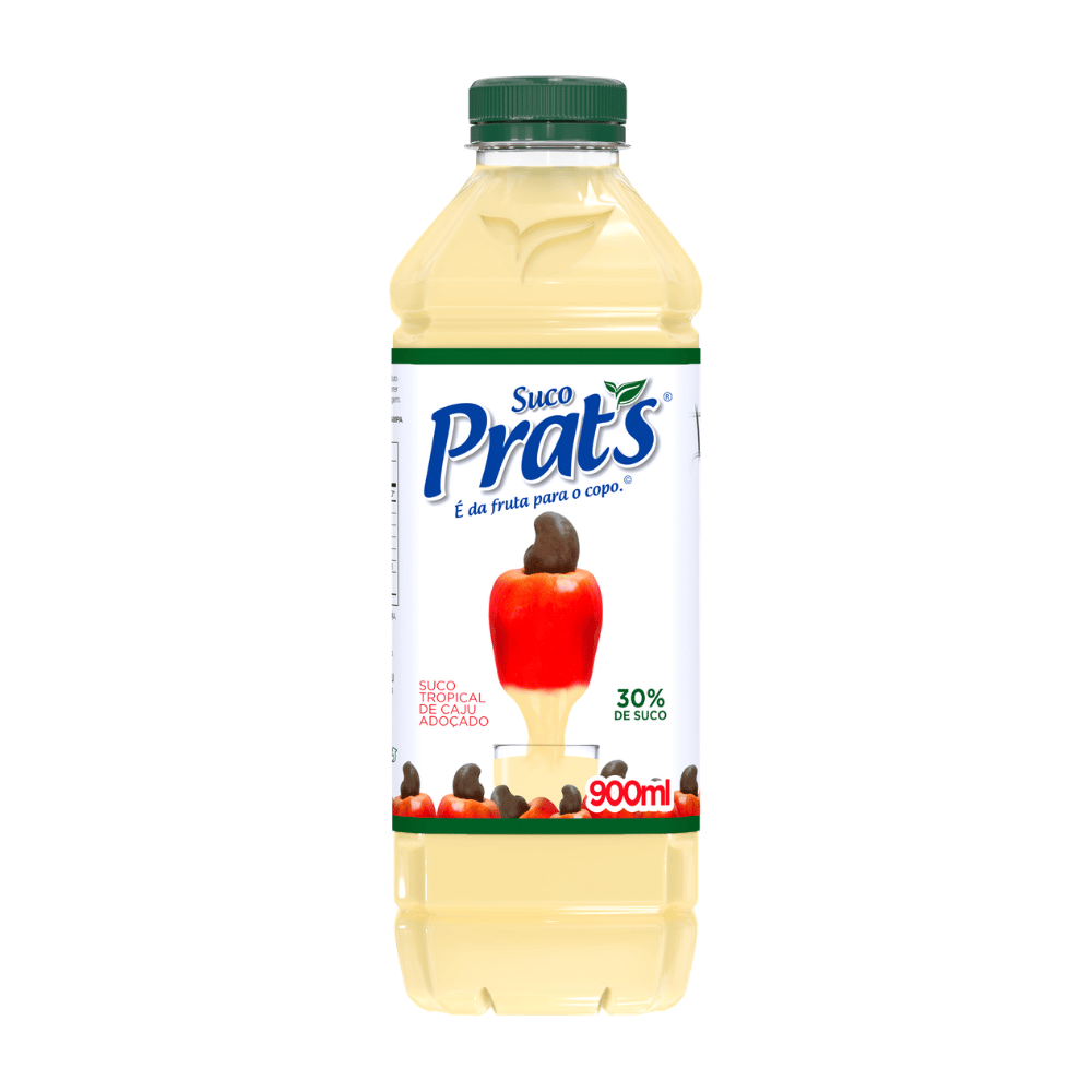 SUCO TROPICAL DE CAJU ADOÇADO PRAT S 900 ML