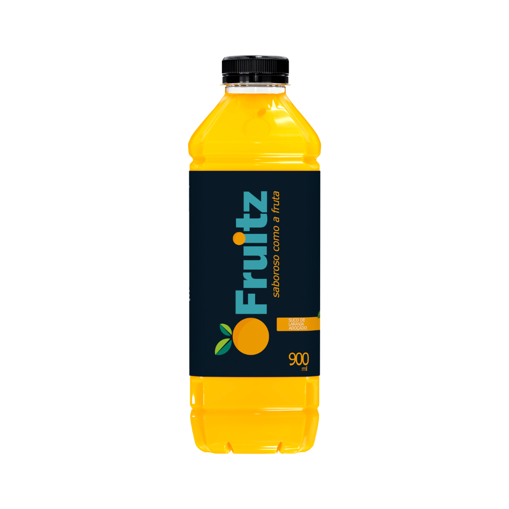 FRUITZ SUCO DE LARANJA ADOÇADO 900 ML