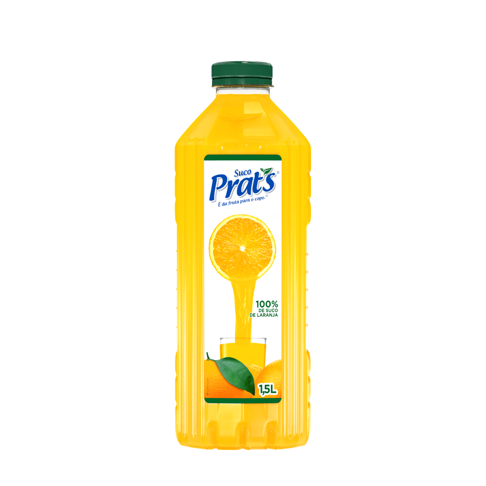 SUCO DE LARANJA INTEGRAL PRAT S 1,5 LITROS